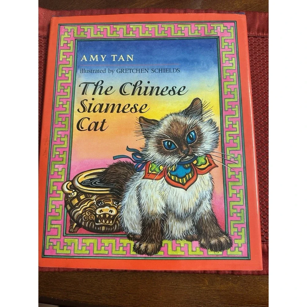 Chinese Siamese Cat Amy Tan Hardcover Dust Jacket